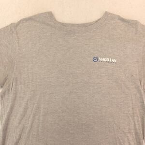 Magellan Outdoors Short Sleeve Crew Neck T-Shirt Mens Size Large L Gray